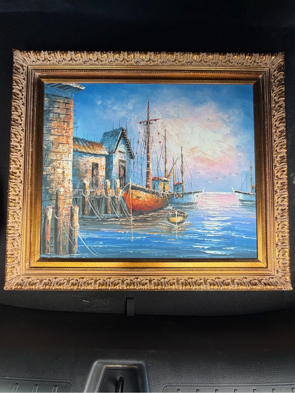 Vintage Framed Oil Painting